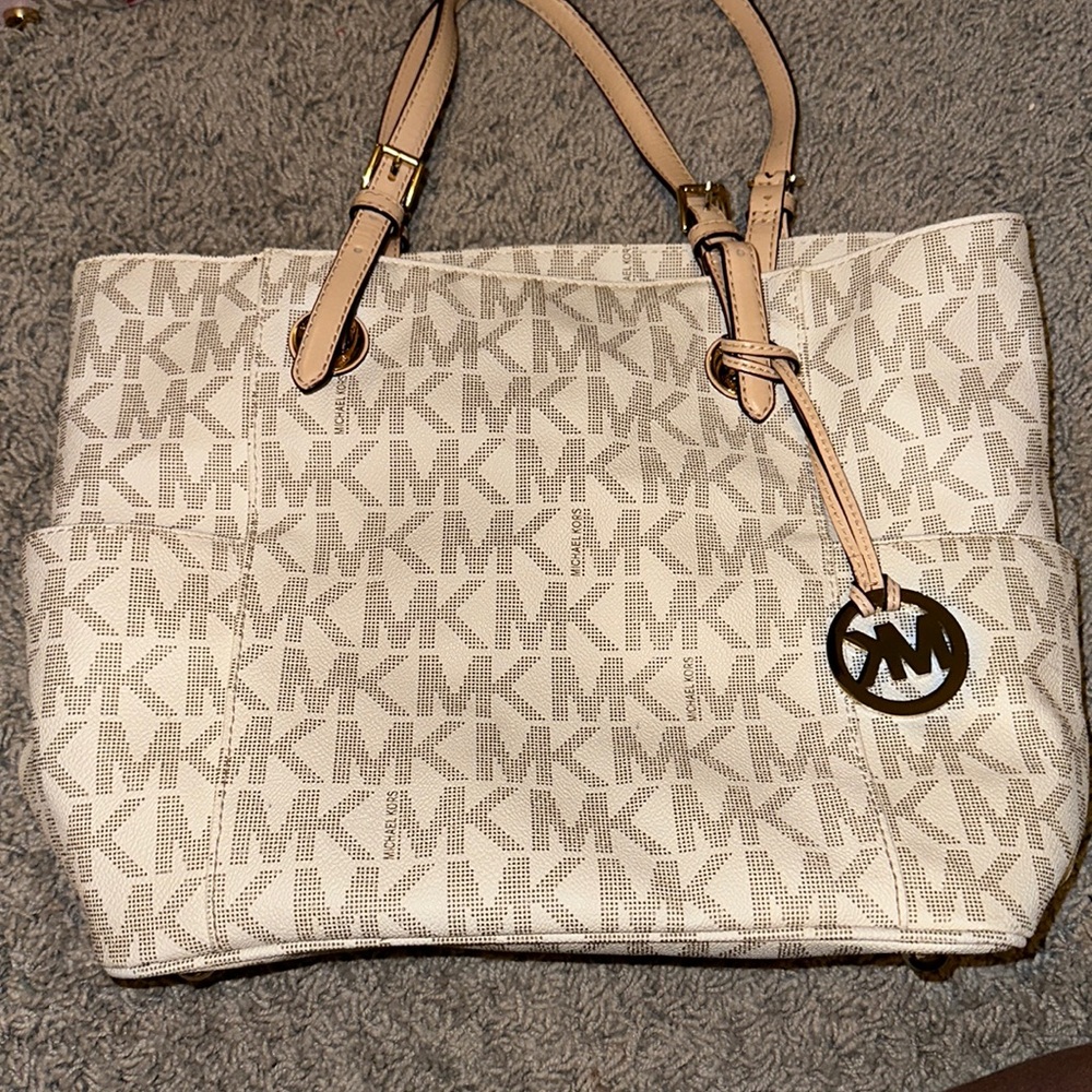 Tan Michael kors bag